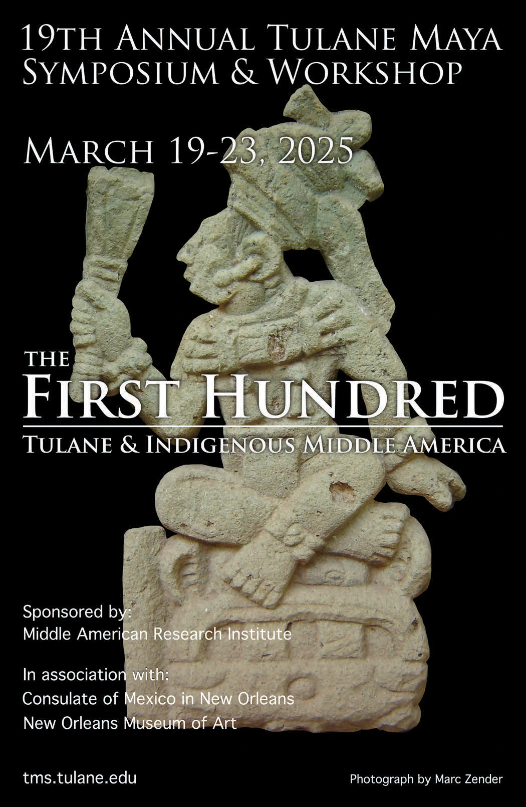 Event flyer for the 2025 Tulane Maya Symposium