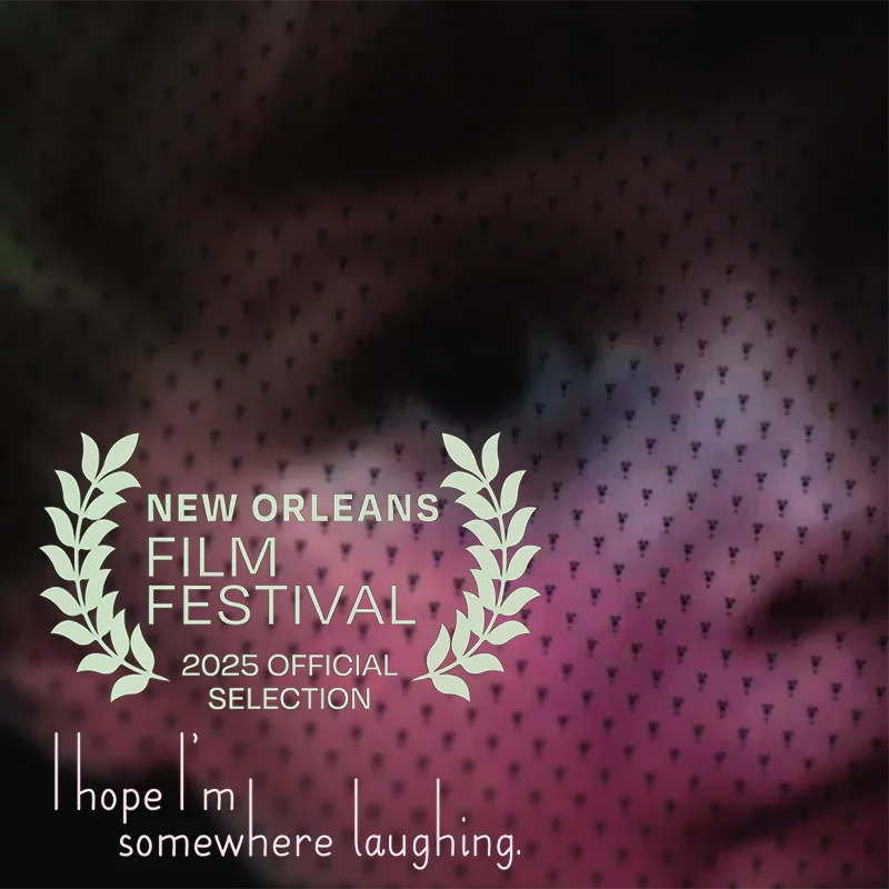 "I hope I'm somewhere laughing" film promo