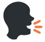 talking person