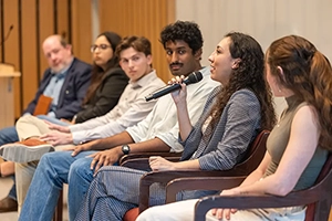 Tulane School of Liberal Arts students ask young alumni questions in preparation for life after coll