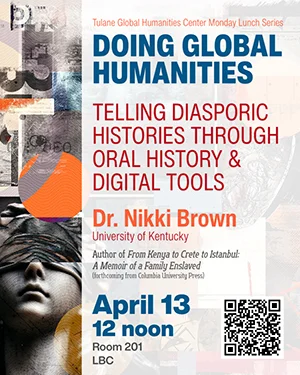 Event flyer for Doing Global Humanities Research