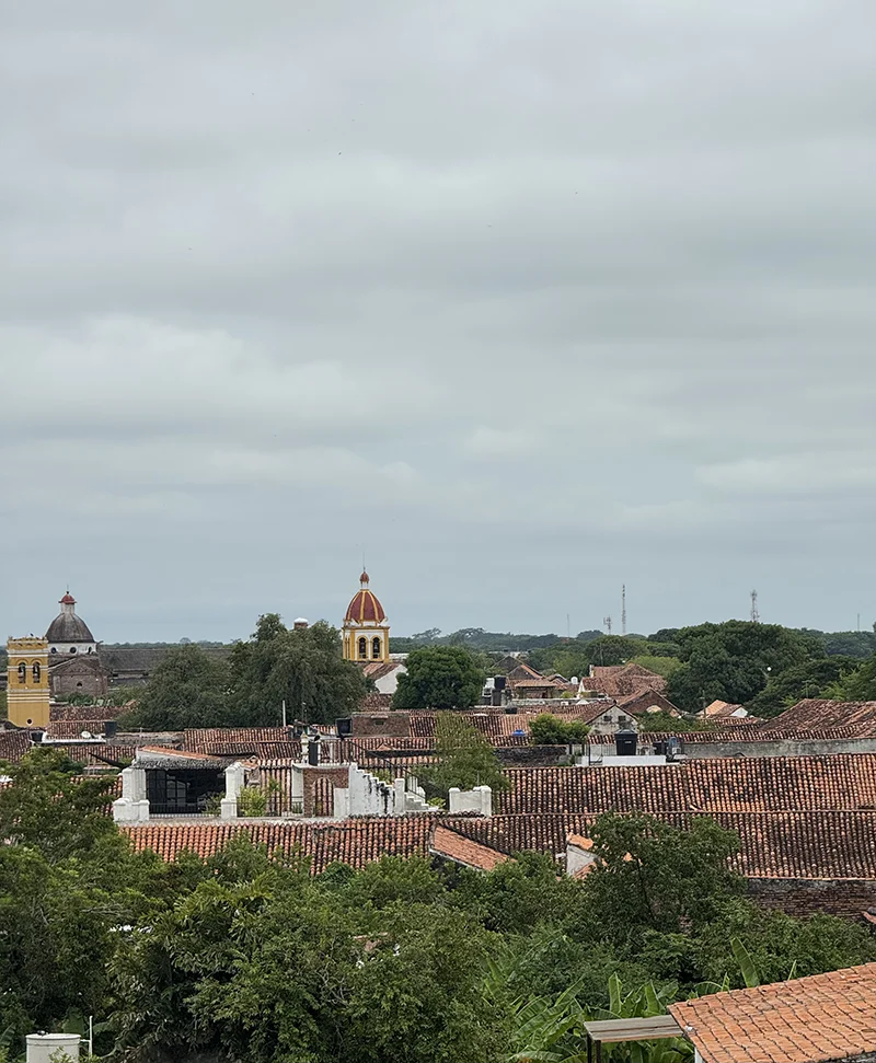 Panoramic view of Mompox, Colombia