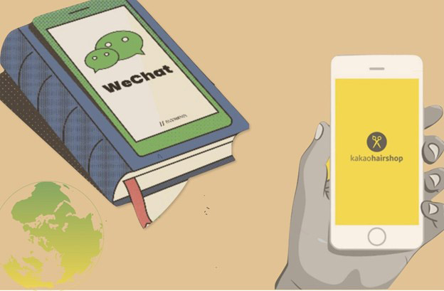 Book, tablet, and phone