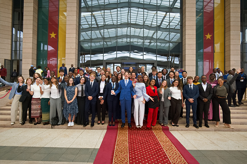 Cohort at represent Louisiana on an international stage at the 11th student at Parlement Francophone