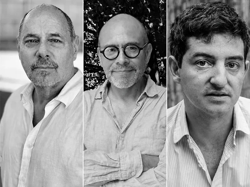 Tulane University Professors and Writers Joel Dinerstein, Yuri Herrera and Nathaniel Rich