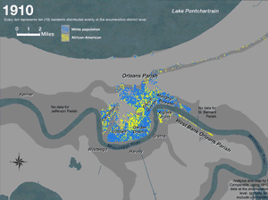Three Hundred Years of Human Geography in New Orleans