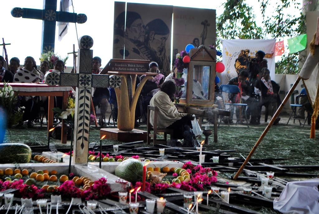 Commemorative service for the Acteal Massacre in Chiapas, Mexico