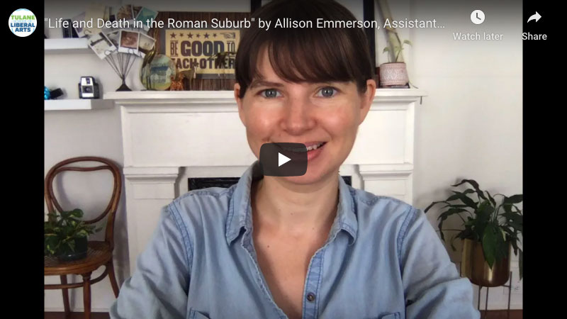 Allison L. C. Emmerson	Classical studies	Life and Death in the Roman Suburb