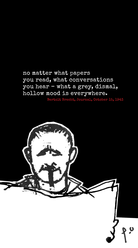 Poster for Brecht Poster Exhibition