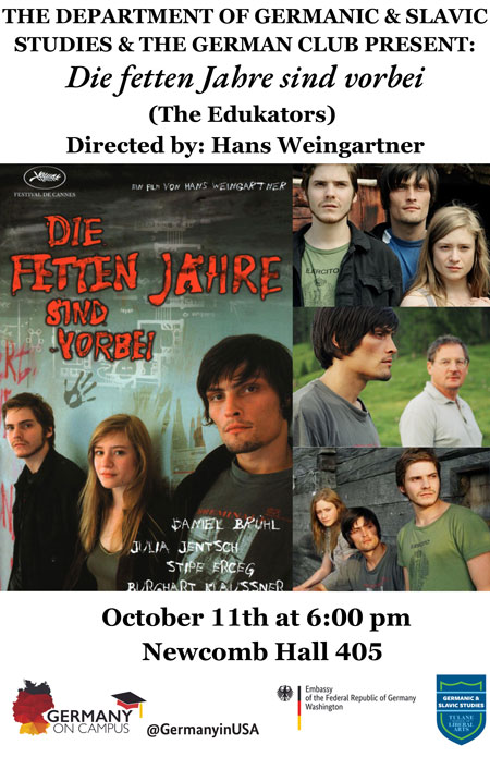 Poster Die fetten Jahre sind vorbei (The Edukators) movie screening