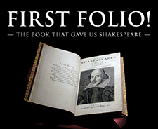 First Folio event flyer
