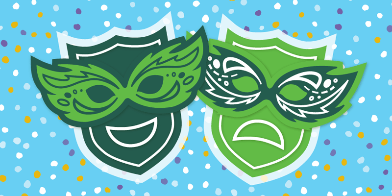 Mardi Gras omedy & Tragedy Masks