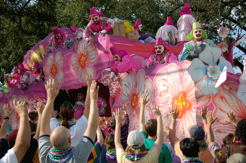 Mardi Gras Revelers