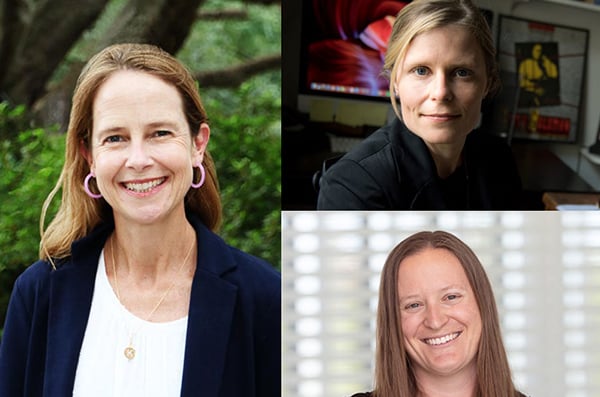 Kate Baldwin, Karissa Haugeberg, and Clare Daniel