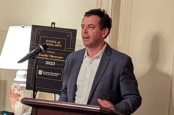 Dean Edwards at the Faculty Showcase