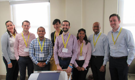 Sunita Patel (third from right) with members of the UCLA Veterans Legal Clinic