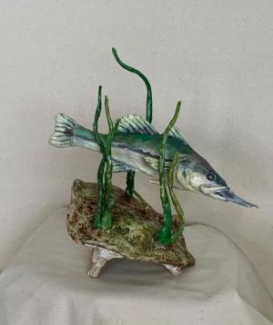 Largemouth Bass (centrarchidae) Eating Minnow (cyprinidae), Shannon Cruz