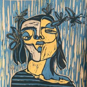 Quarantine Self Portrait Kate Sawyer