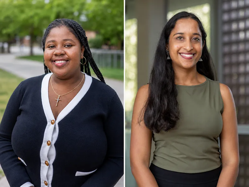 Dhehir Kelly and Aditi Morumganti are the 2026 recipients of the Jim Runsdorf Excellence in Public S