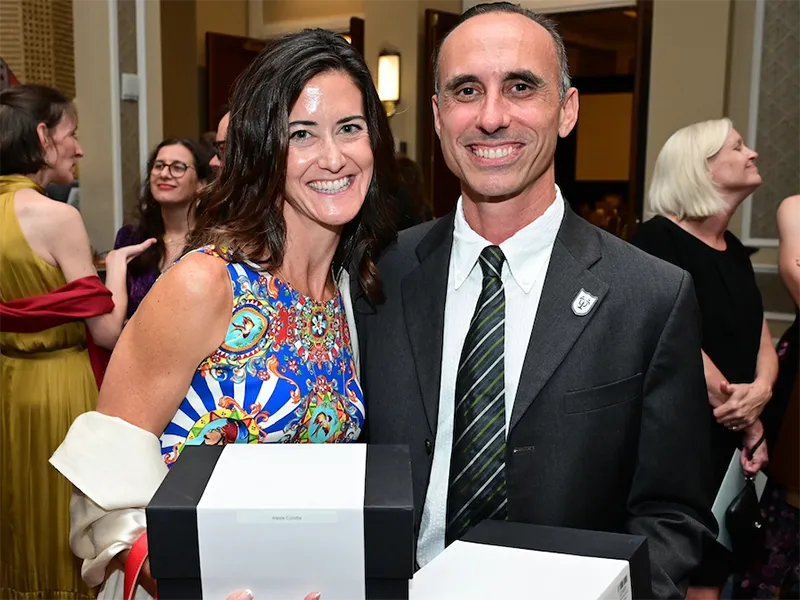 Professors Alexis and Aron Culotta, Tulane University. Photo Cheryl Gerber