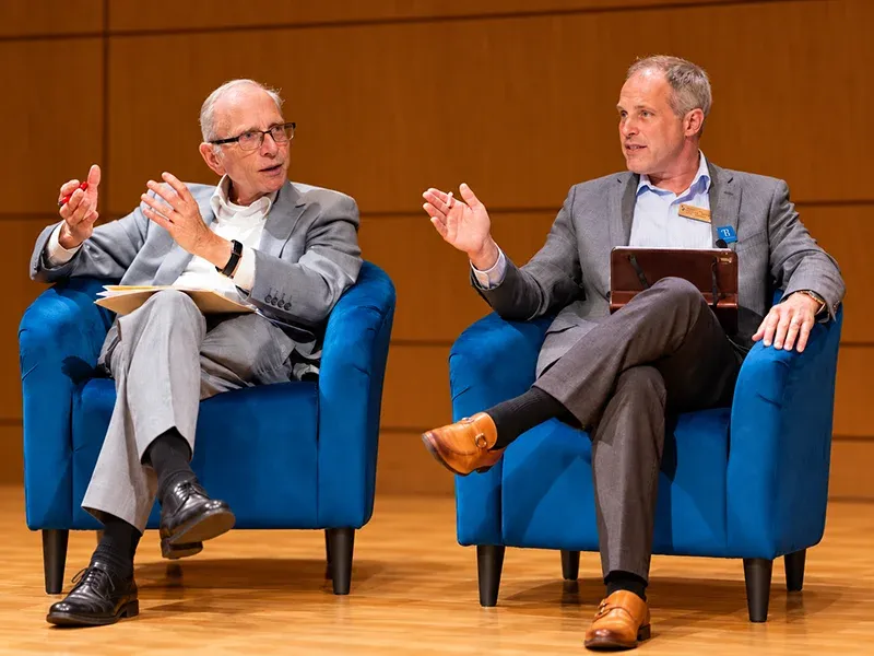 Jonathan D. Sarna and Michael R. Cohen Engage in Formal Discussion