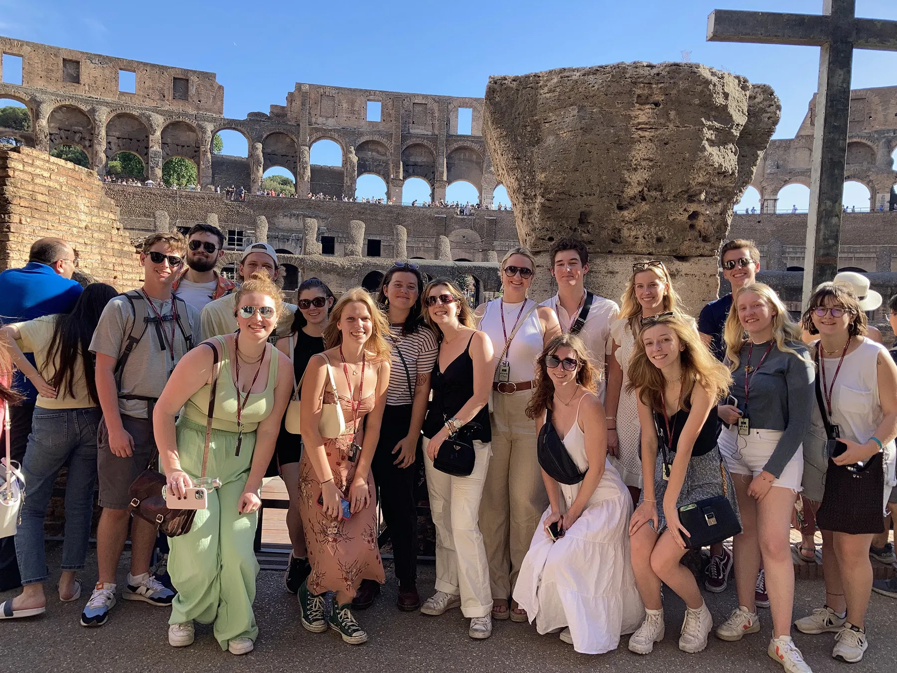 2022 Tulane Summer in Italy program visits the Colosseum in Rome